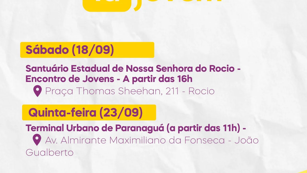 Implantação do programa ID Jovem em Paranaguá