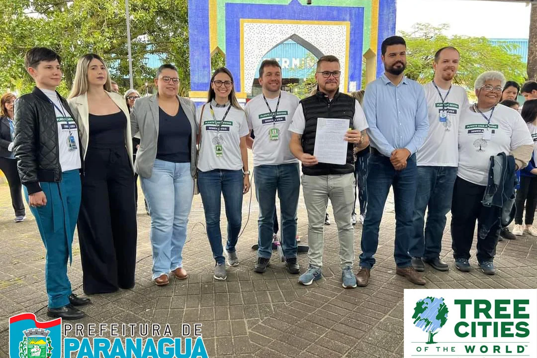 Paranaguá recebe reconhecimento internacional por esforços de arborização urbana