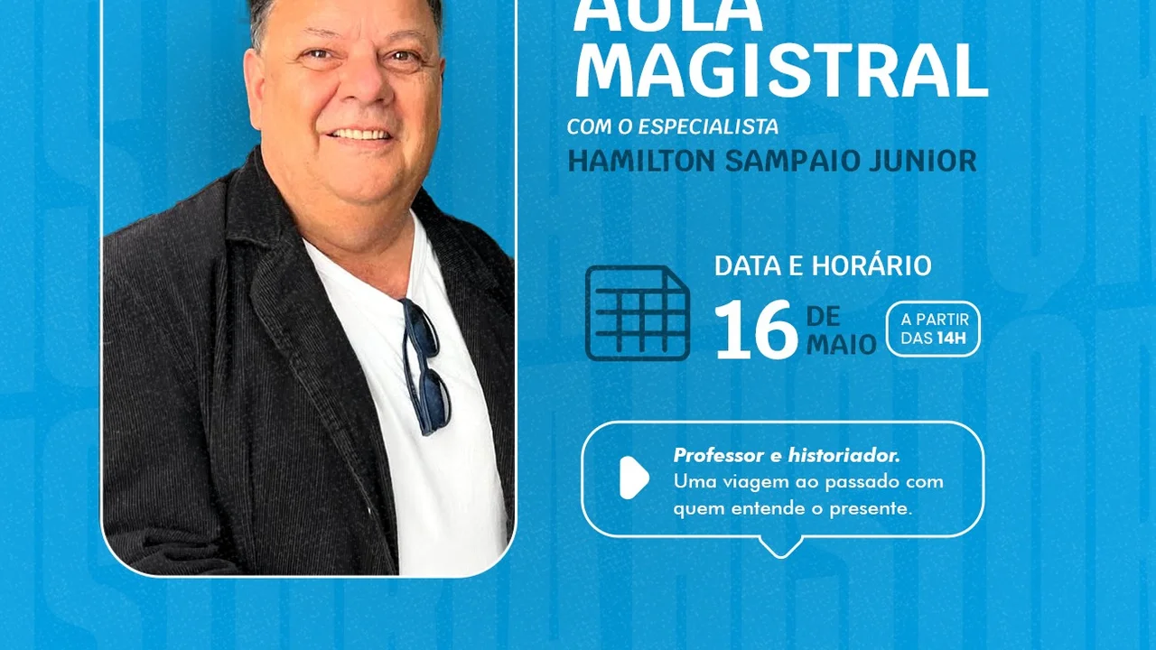 Prefeitura de Paranaguá realiza aula magistral gratuita com historiador na Estação Ferroviária