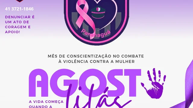 Paranaguá realiza Blitz do “Agosto Lilás” para combater a violência contra a mulher