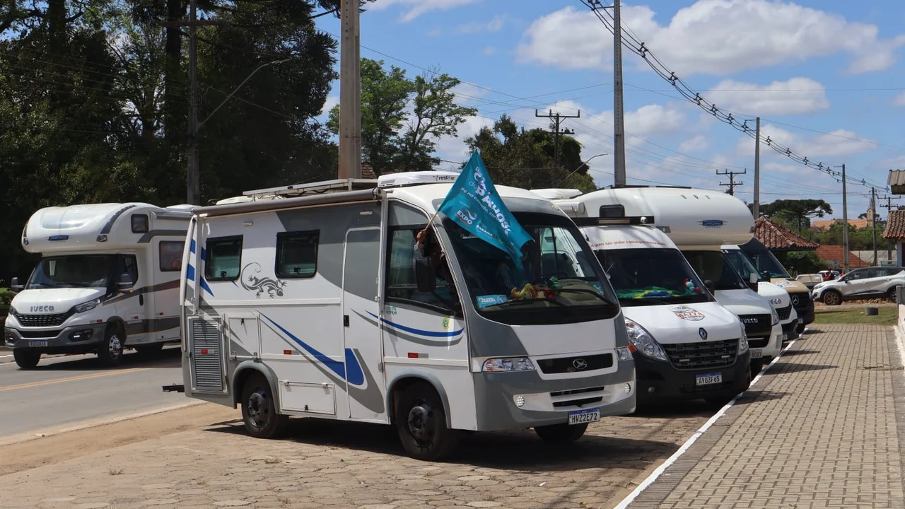 Circuito Caminhos do Paraná chega a Paranaguá nesta segunda-feira com caravana de motorhomes