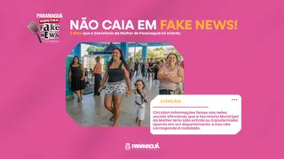 É falso que a Secretaria da Mulher de Paranaguá foi extinta