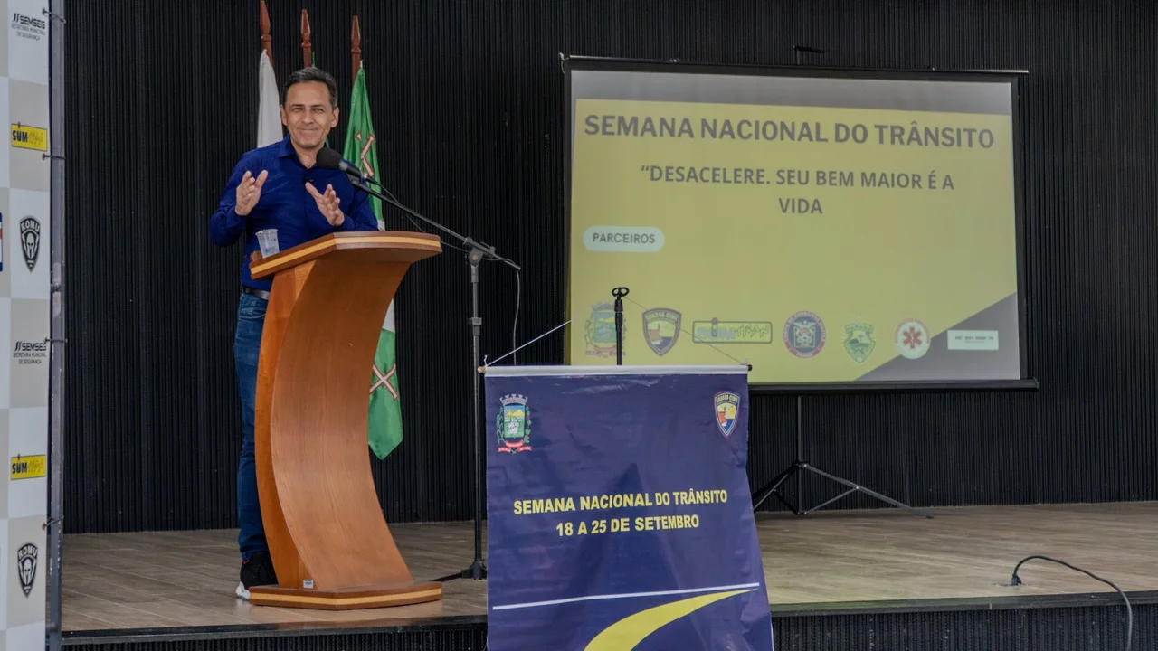 ‘Desacelere: seu bem maior é a vida’: Paranaguá abre programação da Semana Nacional do Trânsito