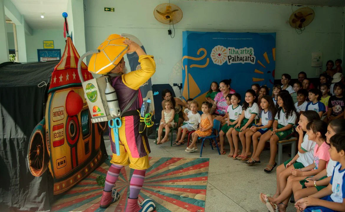Projeto Ilha, Arte & Palhaçaria chega a Paranaguá com apresentações gratuitas e foco na conscientização ambiental