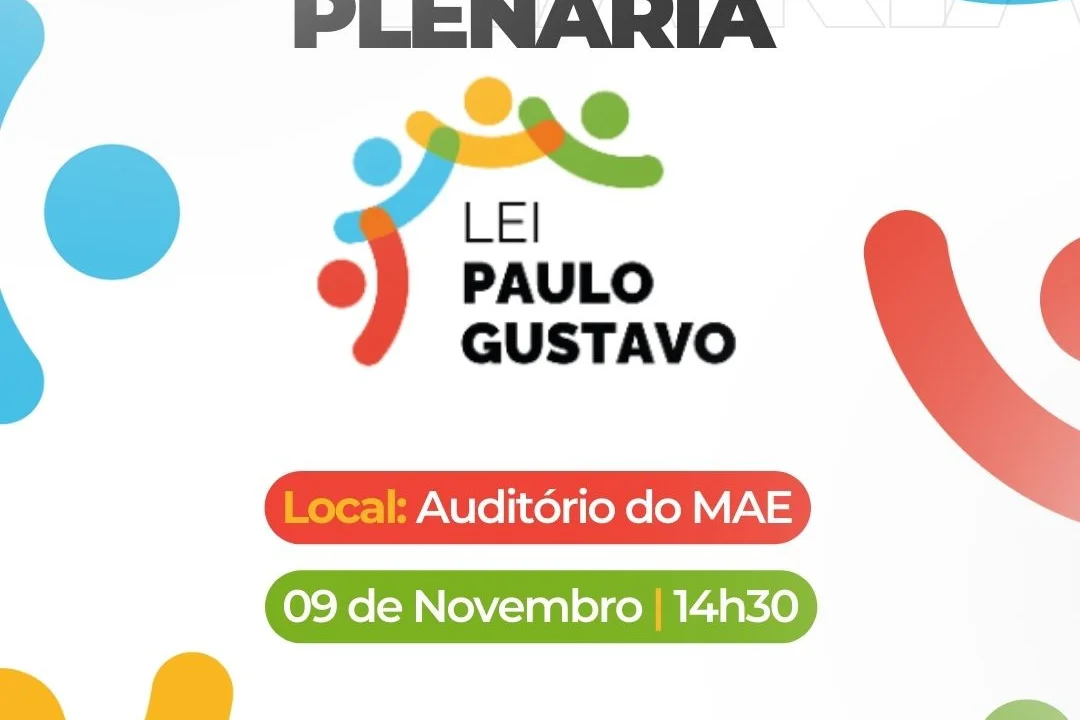 Secultur convida agentes culturais para plenária da Lei Paulo Gustavo
