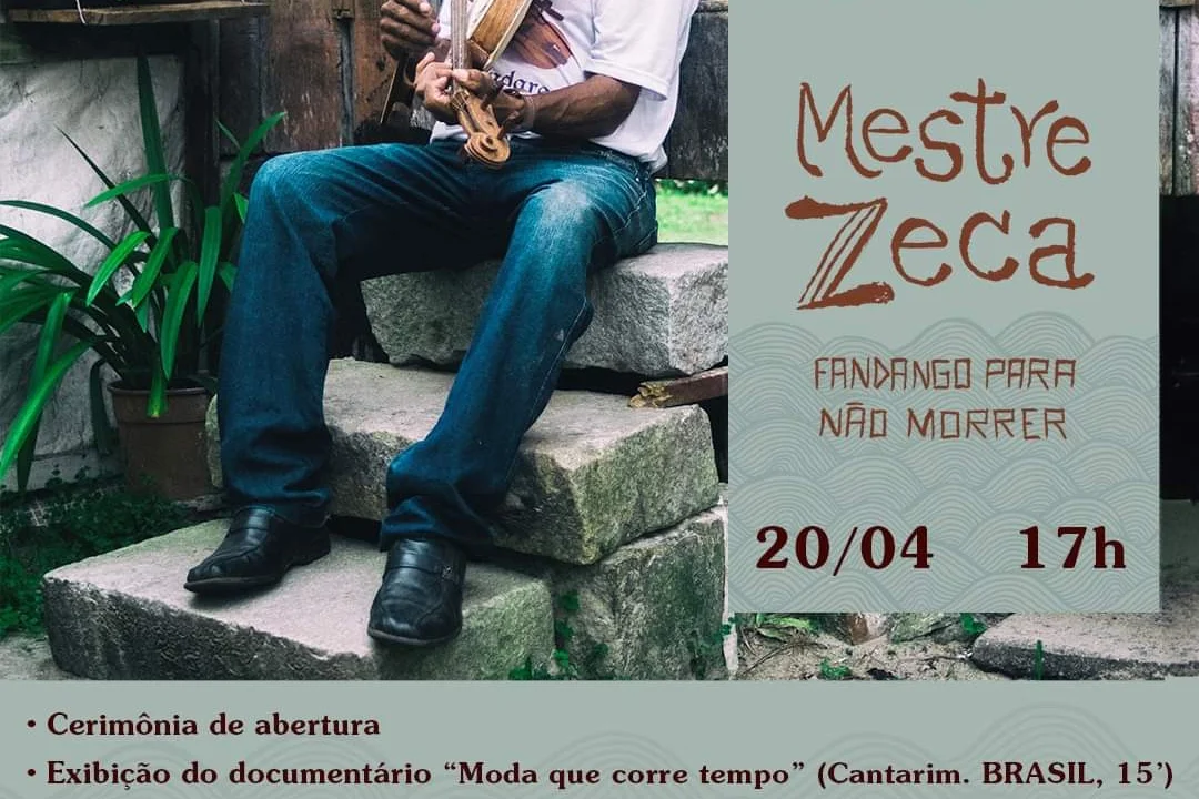 Lançamento do livro “Mestre Zeca: Fandango para não morrer” será no dia 20
