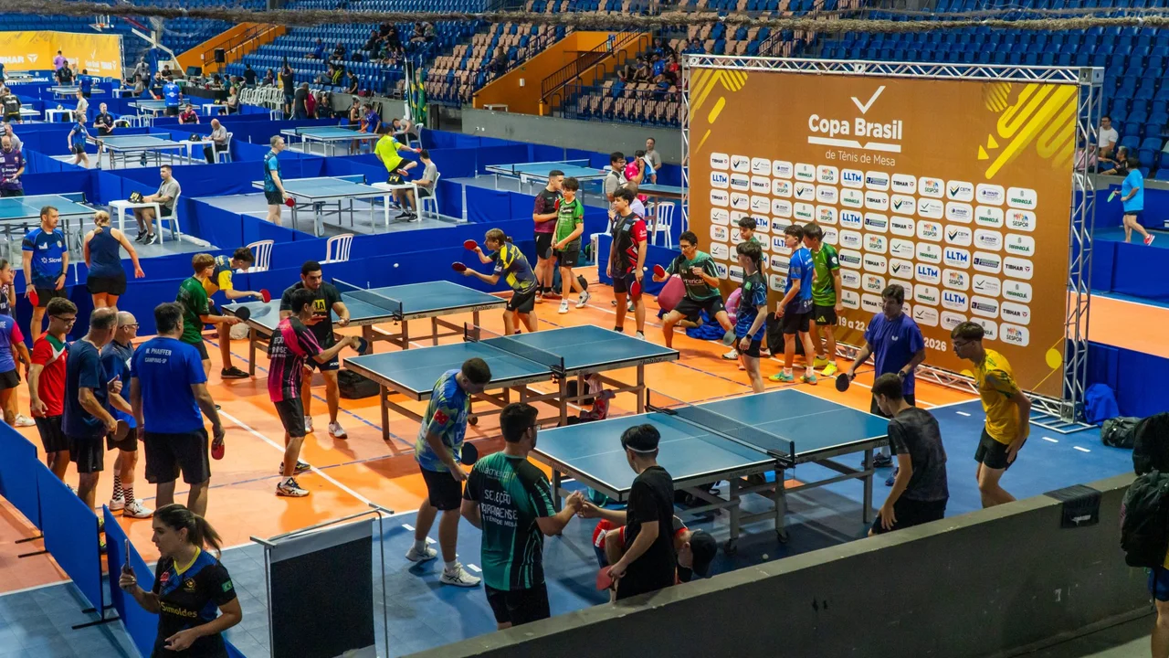 Paranaguá sedia maior Copa Brasil de Tênis de Mesa da história e celebra recorde de inscrições