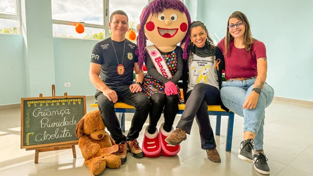 Escola Nascimento Júnior realiza palestra de conscientização sobre abuso e exploração sexual infantil com o Nucria