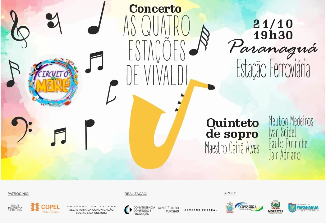 Estação Ferroviária será palco do espetáculo “As quatro estações – Vivaldi”