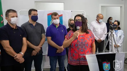 Secretária municipal de Saúde, Lígia Regina de Campos Cordeiro