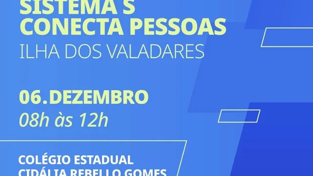 Sistema S Conecta pessoas na Ilha dos Valadares