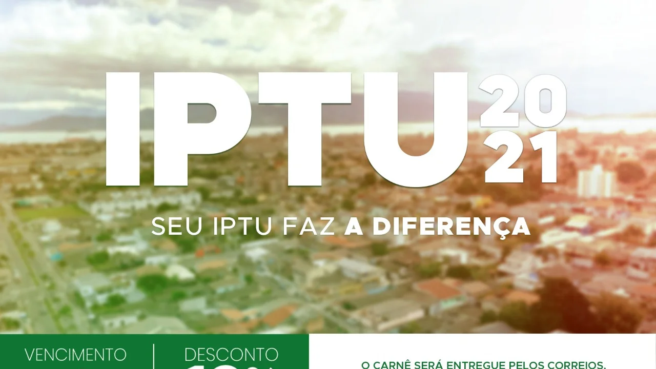 Vencimento do IPTU 2021 em Paranaguá será no dia 12 de abril