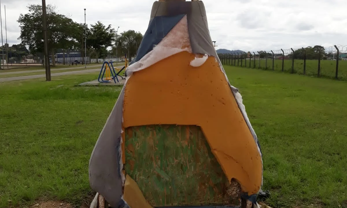 Quadra de basquete no Aeroparque sofre ações de vandalismo