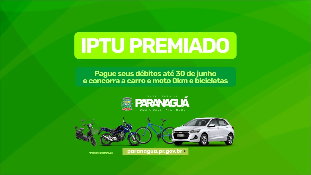 Contribuintes com os débitos municipais em dia podem concorrer ao IPTU premiado 2025
