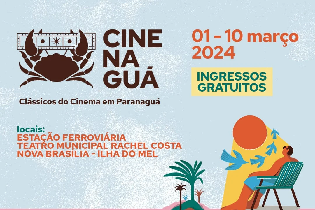 Cinenaguá: Clássicos do cinema começam a ser exibidos gratuitamente em Paranaguá