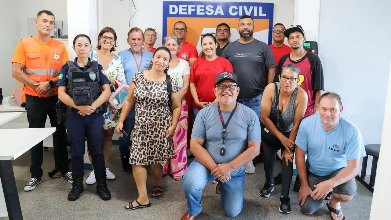Defesa Civil fortalece atuação comunitária com formação de núcleos locais