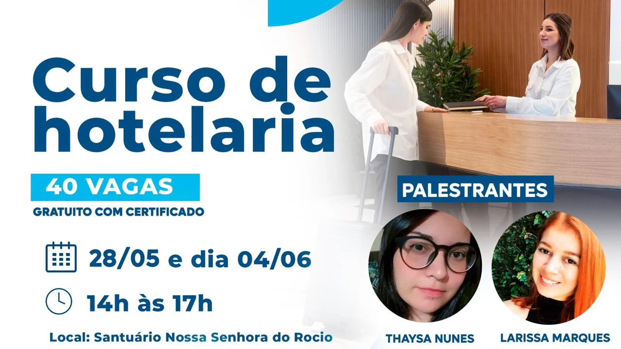 Prefeitura oferece curso de hotelaria gratuito