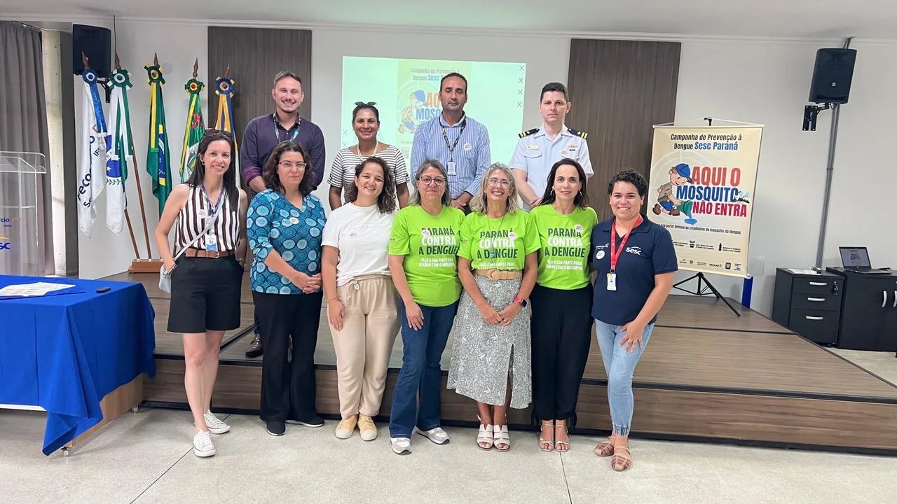 Secretárias de Saúde e Educação participam do lançamento de campanha contra a dengue do Sesc Paraná