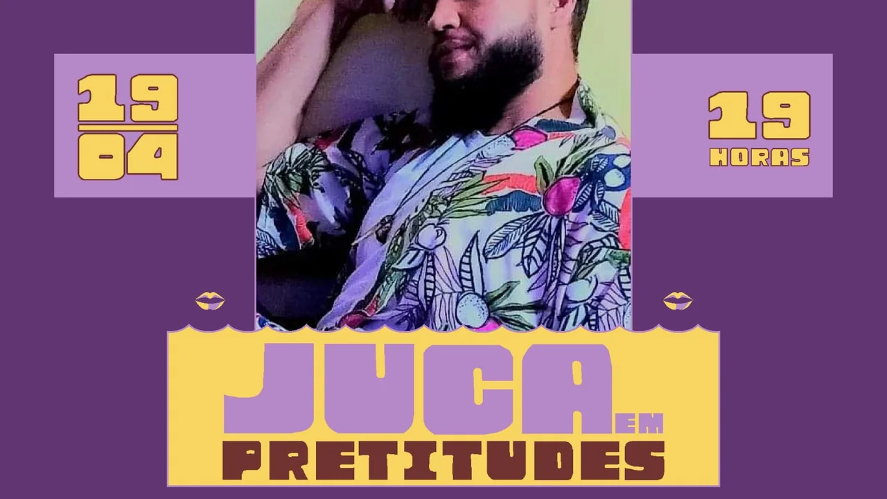 Projeto Juca em Preditudes acontece nesta sexta-feira, 19