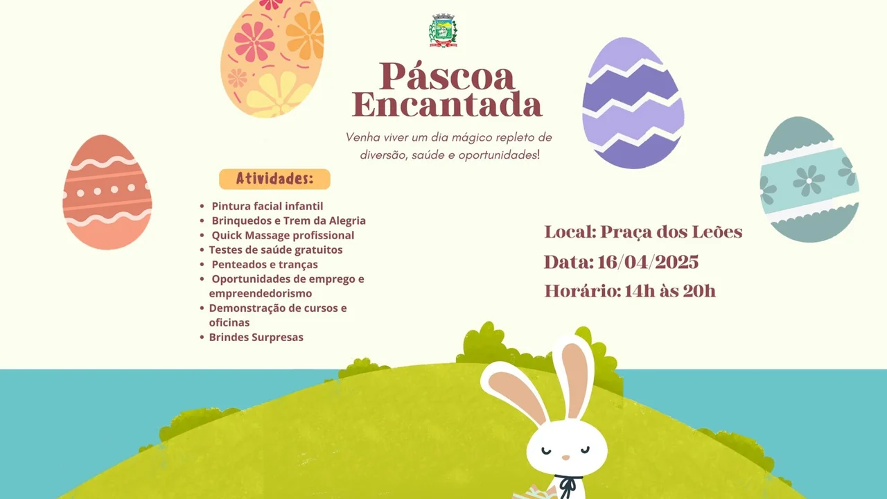 Páscoa Encantada vai movimentar Paranaguá no dia 16 de abril
