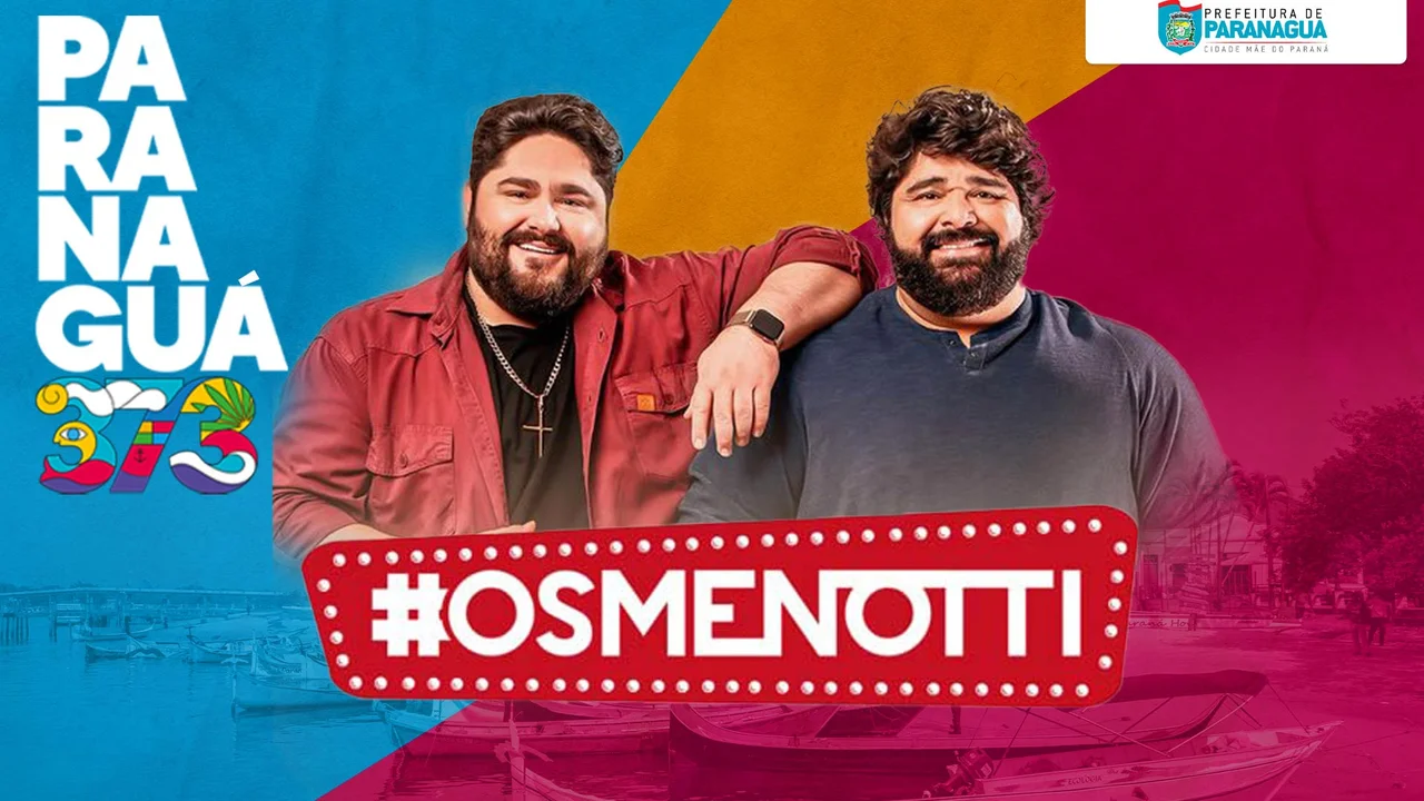 373 anos de Paranaguá: acompanhe ao vivo com César Menotti e Fabiano