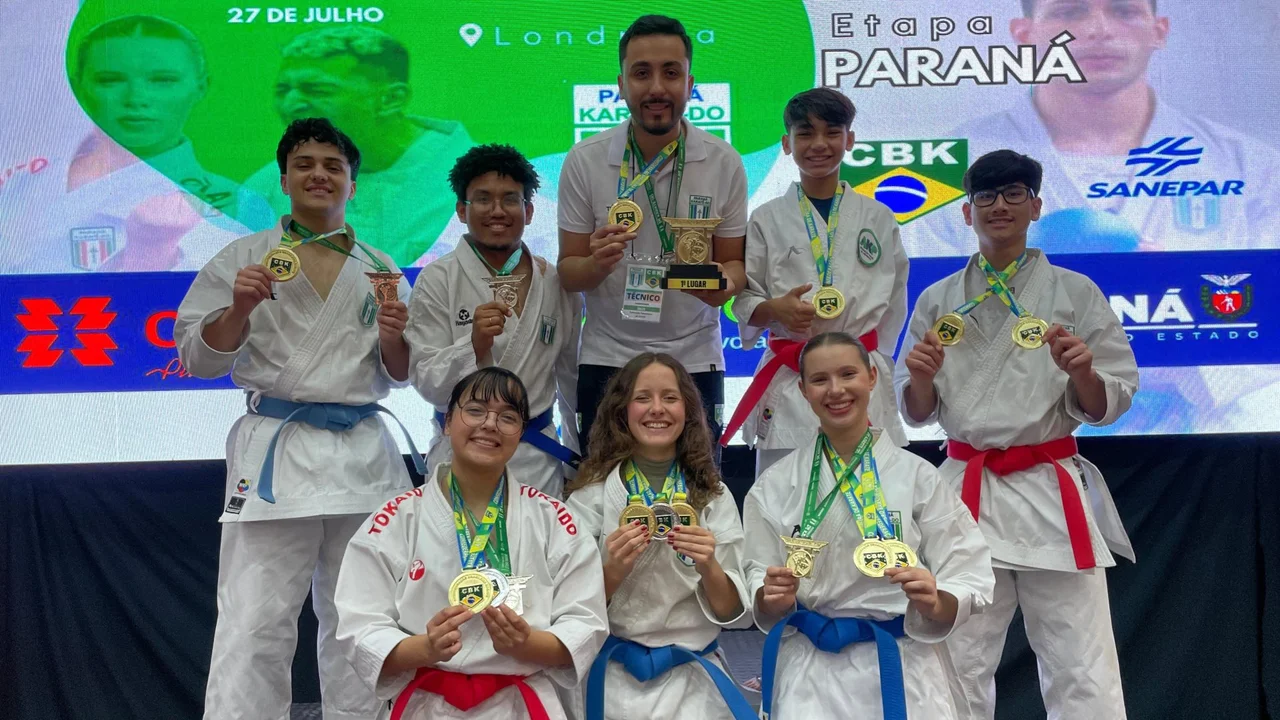 Associação Karatê de Paranaguá é campeã do Open Nacional e se destaca no Campeonato Brasileiro da CBK