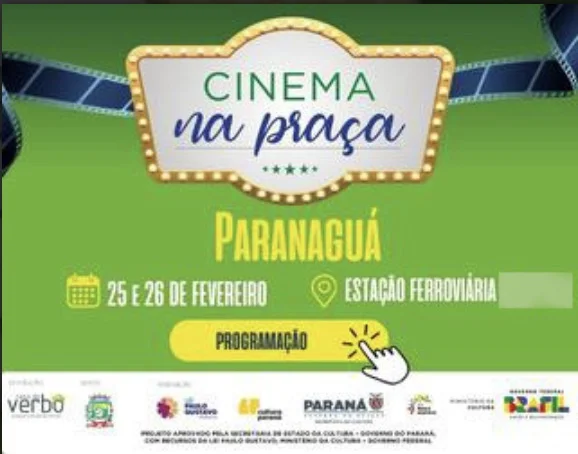 Paranaguá recebe projeto Cinema na Praça