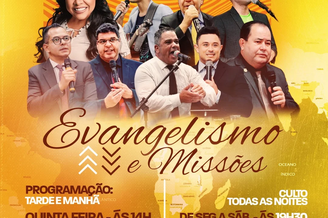 19º Congresso Internacional de Evangelismo e Missões começa hoje em Paranaguá