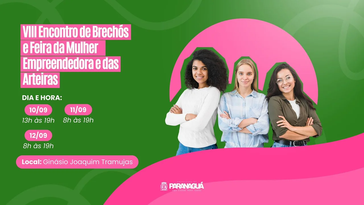 Paranaguá inicia preparativos para o VIII Encontro de Brechós e Feira da Mulher Empreendedora e das Arteiras