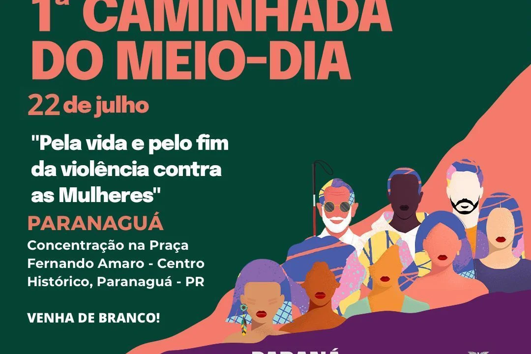 1ª Caminhada do Meio-Dia de Combate ao Feminicídio acontece dia 22