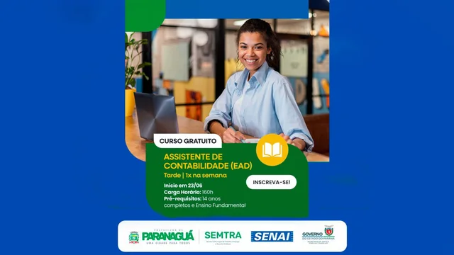 Prefeitura de Paranaguá e SENAI oferecem cursos gratuitos de qualificação profissional