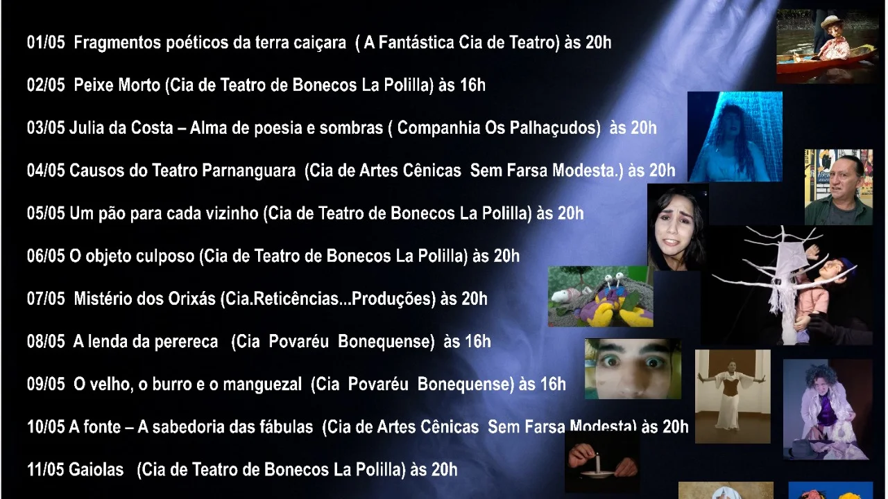 Secultur realizará I Mostra de Teatro online de Paranaguá