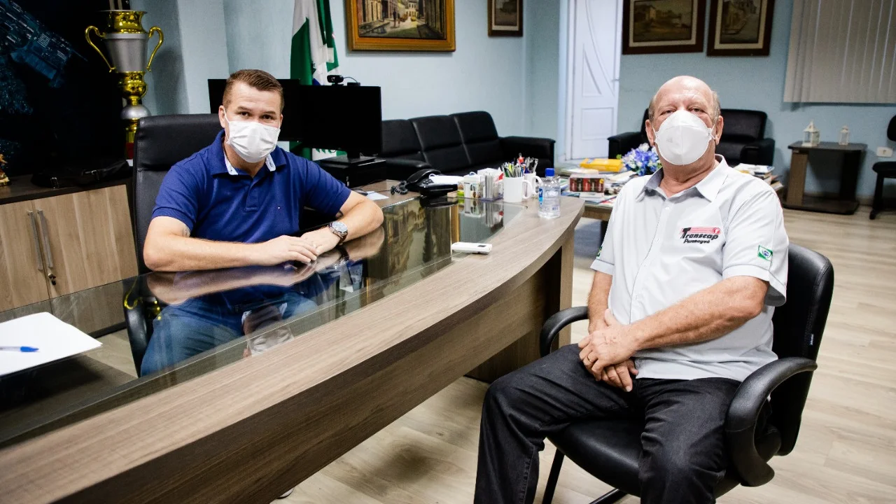 Marcelo Roque e Borba da Transcap realizam reunião