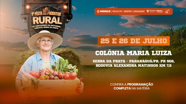 Paranaguá realiza neste fim de semana a 1ª Festa do Produtor Rural