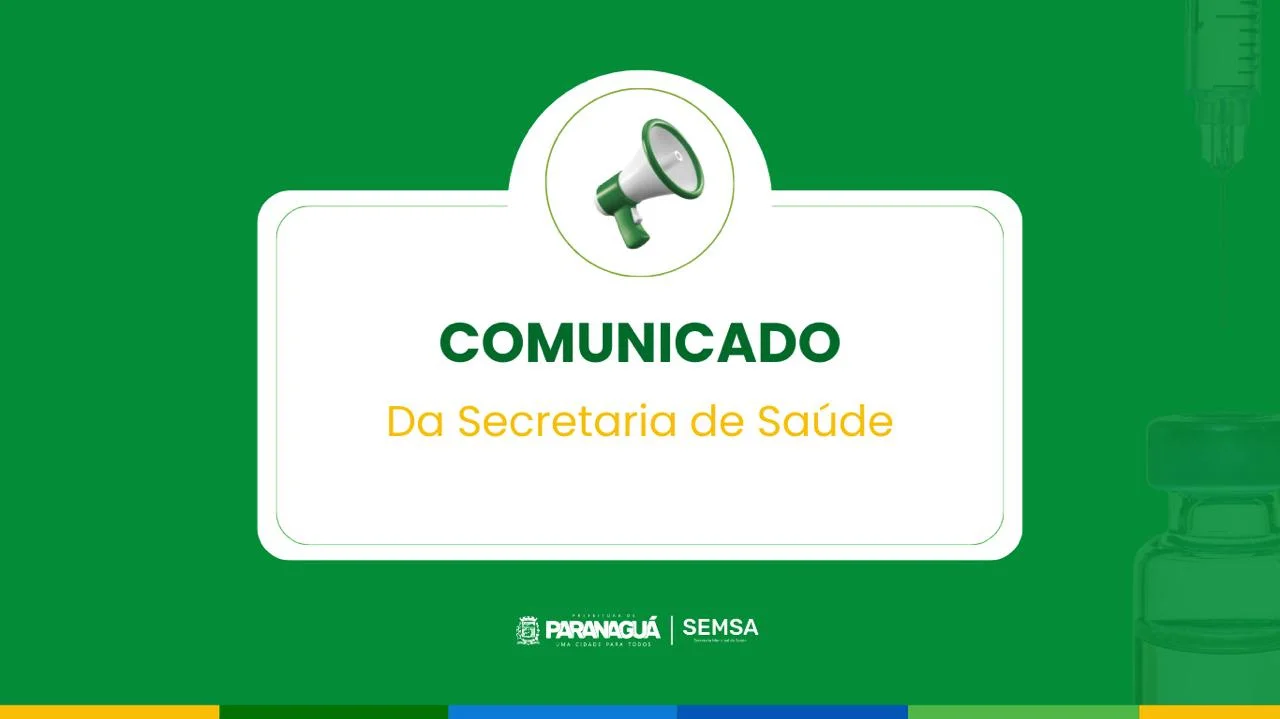 Nota Informativa: situação do estoque de insulinas em Paranaguá