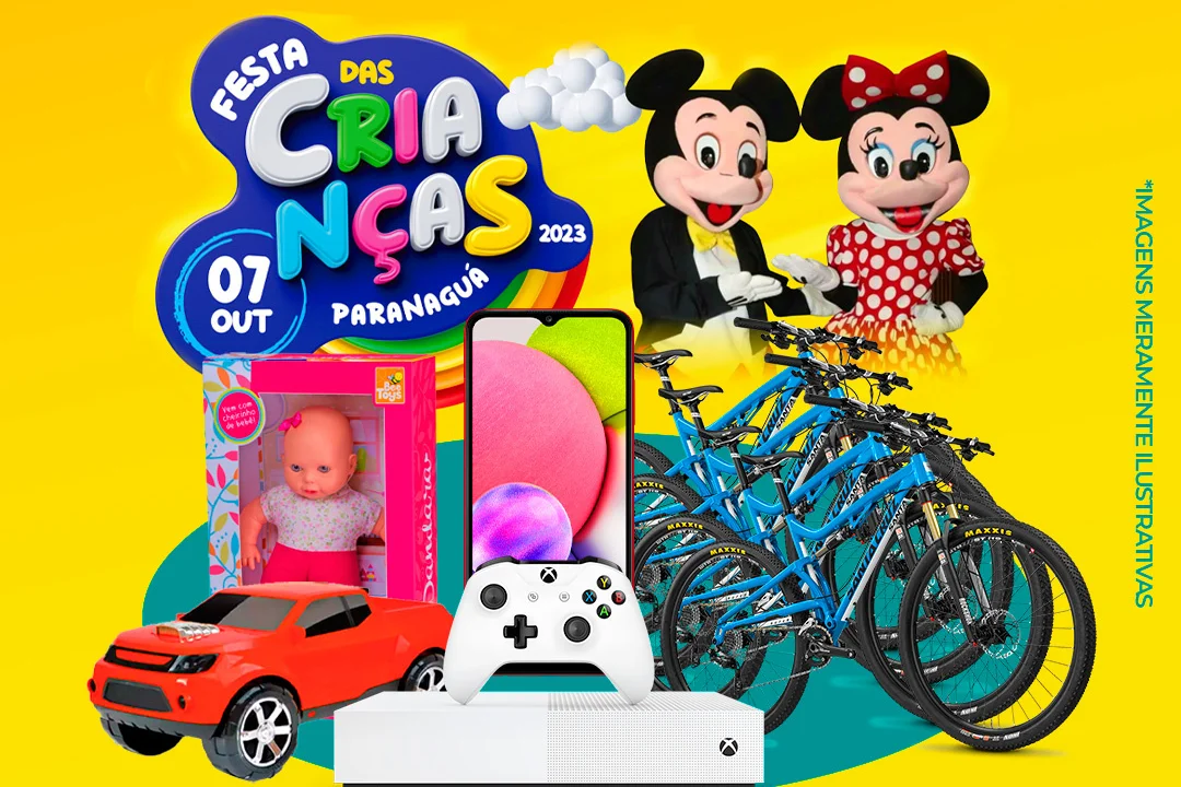 Gincana Ecológica e sorteio de brindes na Festa das Crianças