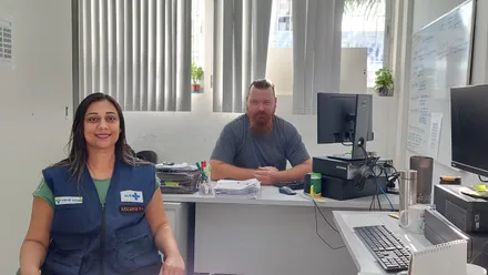 Micaela Gois Boechat Boaventura  e  Paulo Sérgio Charneski Santos
