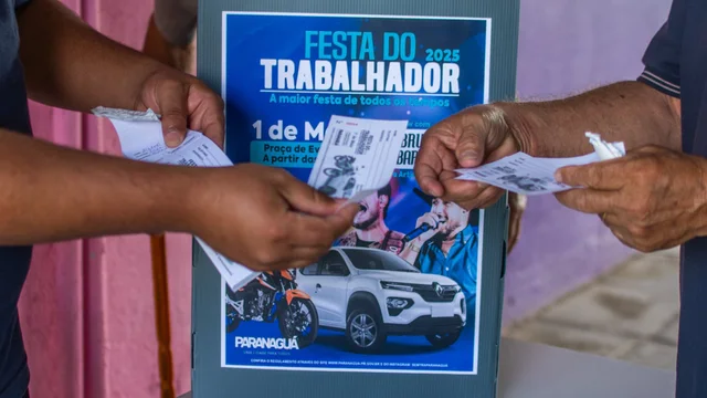 População já começou a trocar cupons para a Festa do Trabalhador