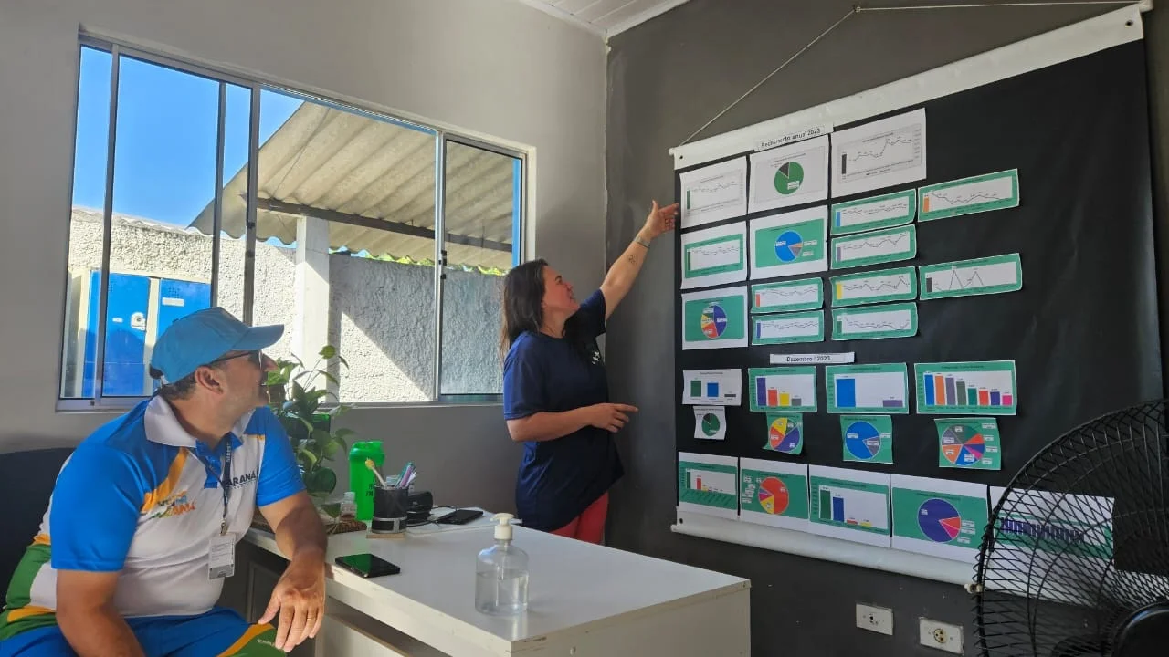 Visita técnica é realizada em associações de reciclagem 