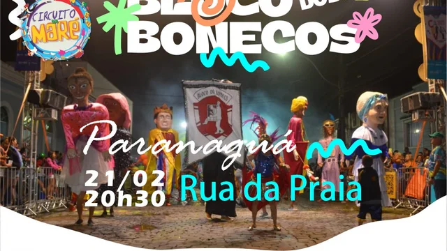 Circuito da Maré promove pré-carnaval no dia 21 em Paranaguá