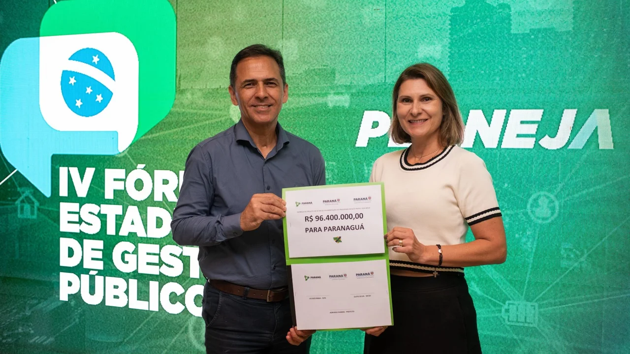Paranaguá garante R$ 96,4 milhões em pacote estadual para pavimentação urbana