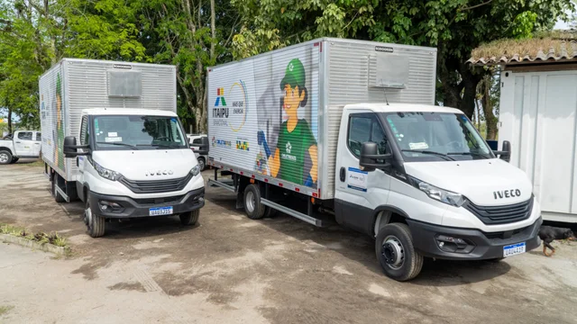 Prefeitura de Paranaguá reforça ações ambientais com novos caminhões voltados para coleta seletiva de recicláveis