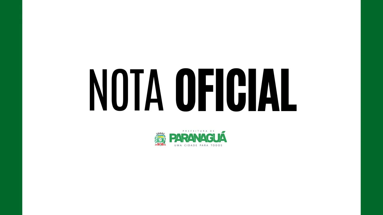 Nota Oficial