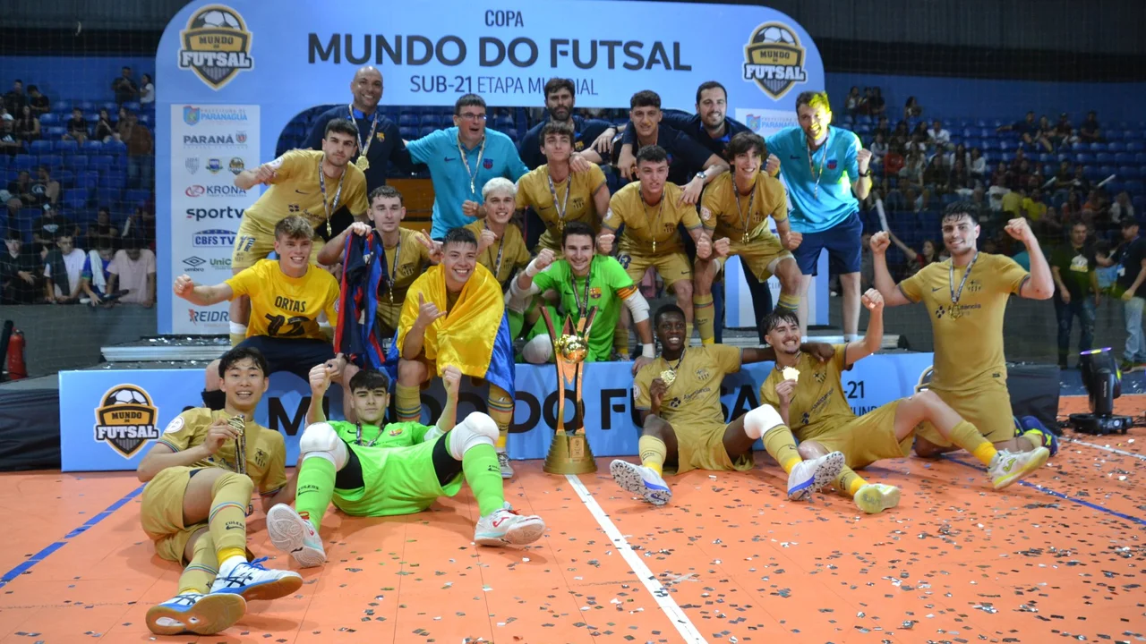 FC Barcelona é bicampeão da Copa Mundo do Futsal Sub-21 Etapa Mundial