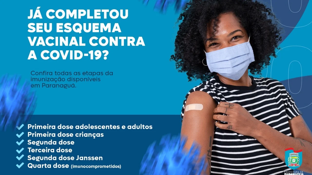 Já completou seu esquema vacinal contra a Covid-19?