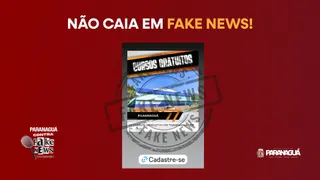 Atenção! Prefeitura de Paranaguá esclarece que não tem parceria com cursos gratuitos divulgados em canais não oficiais do Município