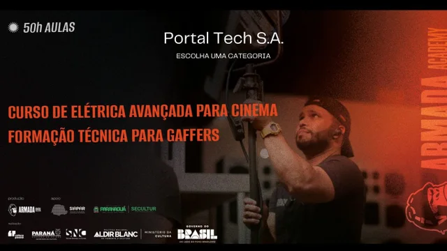 Curso de Formação de elétrica avançada para cinema acontece em Paranaguá