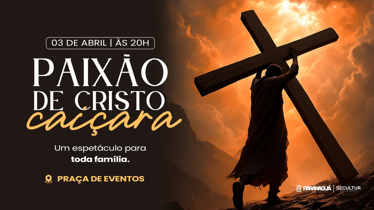 Após cinco anos, Paranaguá recebe espetáculo com encenação da Paixão de Cristo