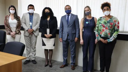 Equipe da Secretaria Nacional de Políticas de Promoção de Igualdade Racial
