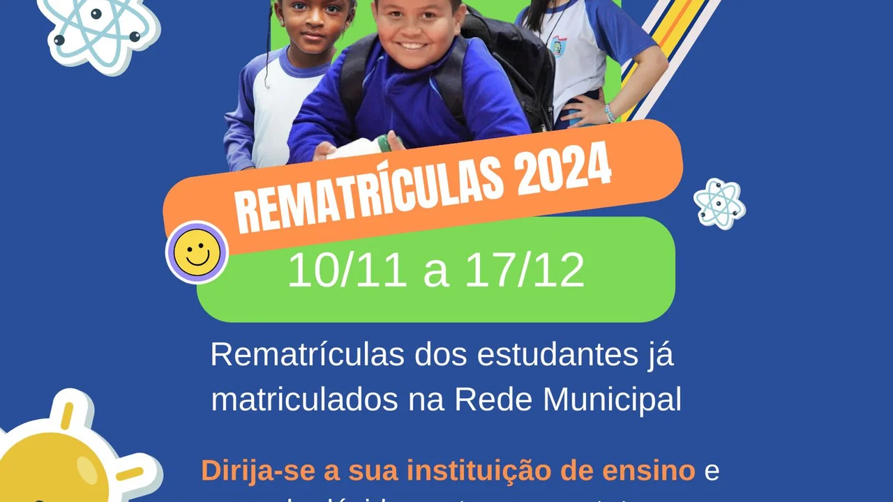 Confira o cronograma de matrículas e rematrículas na Rede Municipal de Ensino de Paranaguá